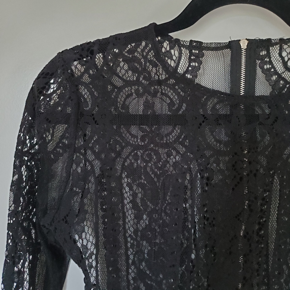 Lace Sheer Top